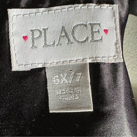 place Girls Sleeveless Black And Gold Metallic - Picture 5 of 7